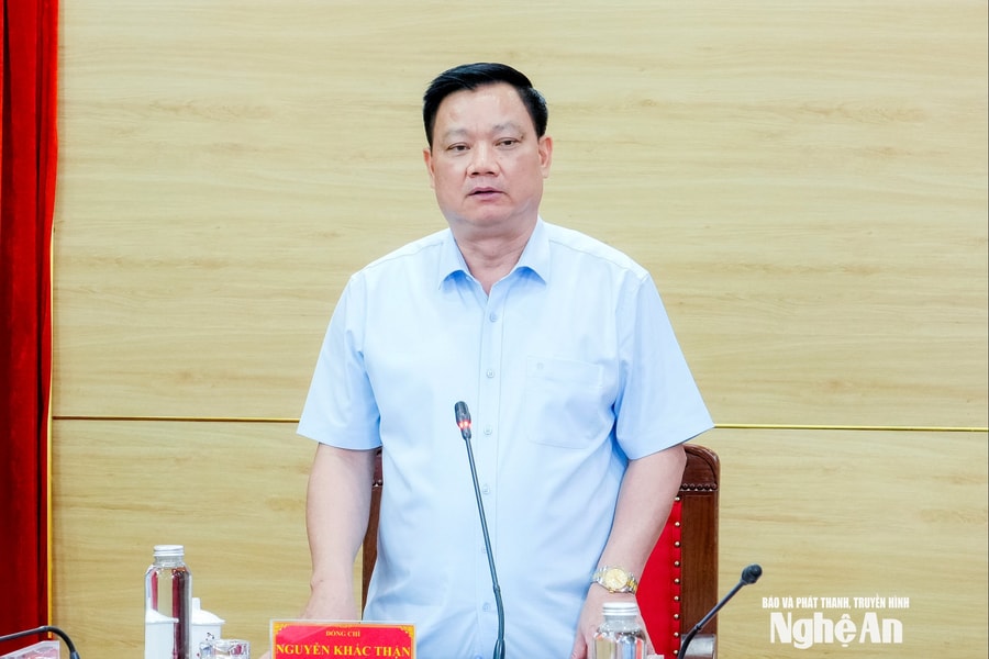Thường trực Tỉnh ủy giao ban với các cơ quan khối Nội chính