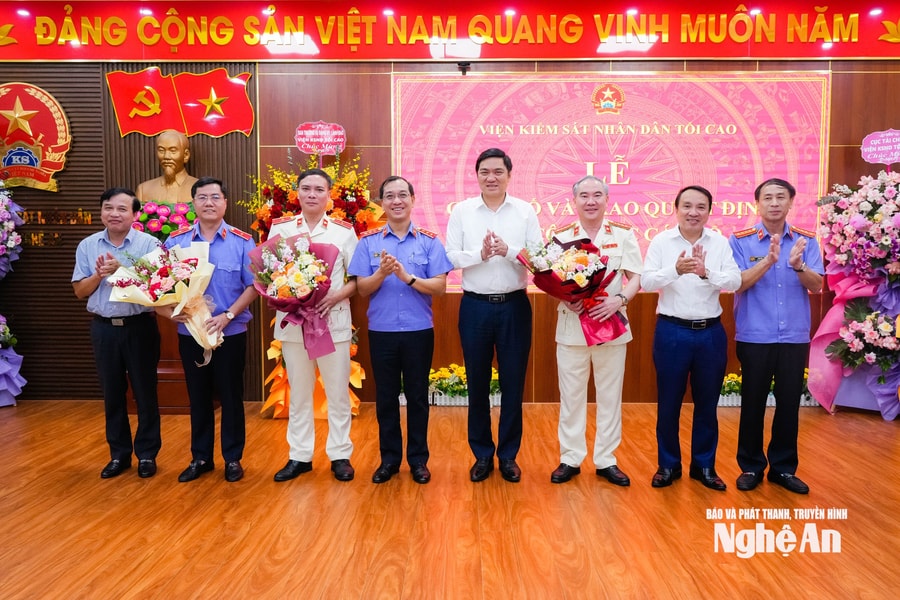 Đồng chí Vũ Xuân Đông giữ chức Viện trưởng Viện Kiểm sát nhân dân tỉnh Nghệ An