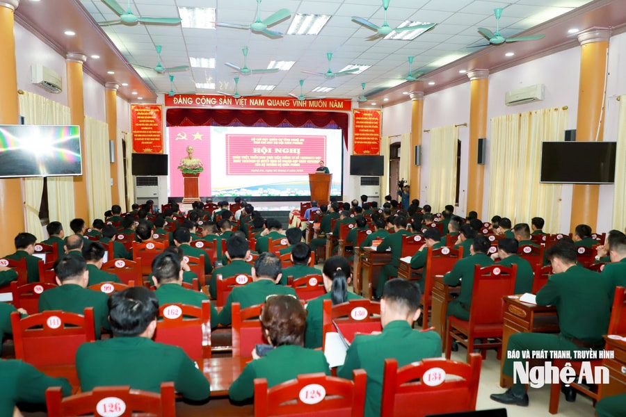 Ban Chỉ huy Bộ đội Biên phòng Nghệ An quán triệt, triển khai các quyết định, thông tư của Bộ trưởng Bộ Quốc phòng