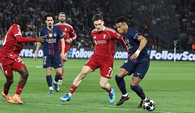 Desire Doue cân bằng kỷ lục của Mbappe giúp PSG đánh bại Liverpool tại Champions League