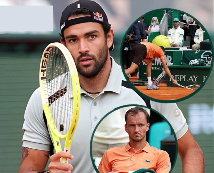 Matteo Berrettini lập 'địa chấn' Monte Carlo: Thắng trắng Medvedev 6-0, 6-0