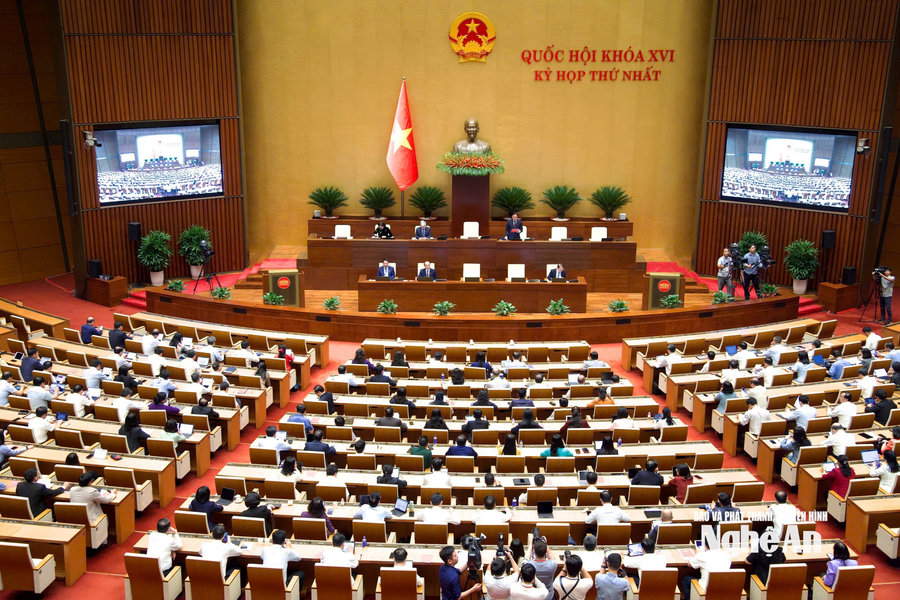 Sáng nay, khai mạc Kỳ họp không thường lệ lần thứ nhất, Quốc hội khóa XVI