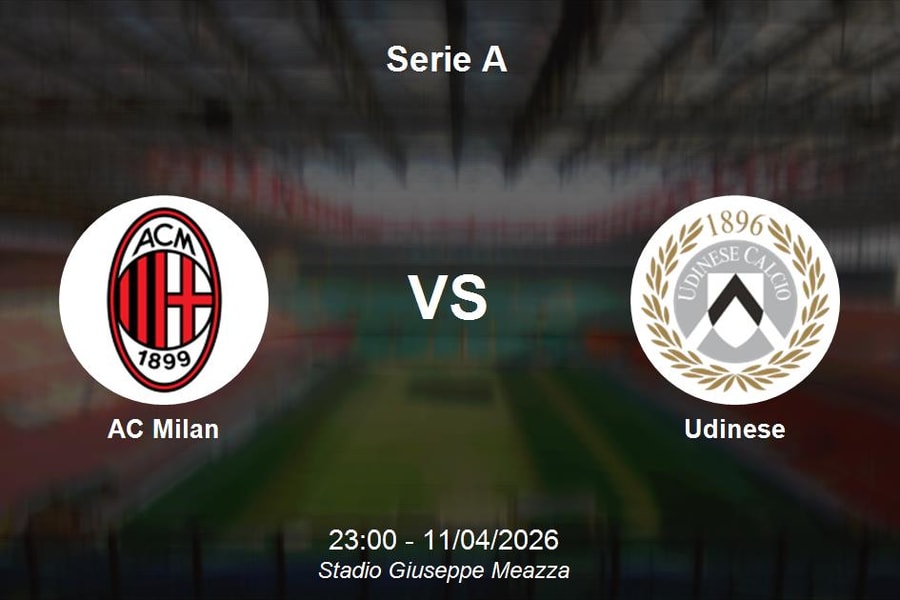 Nhận định AC Milan vs Udinese - Serie A: Rossoneri khẳng định sức mạnh tại San Siro