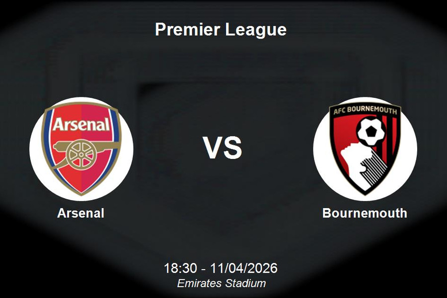 Nhận định Arsenal vs Bournemouth - Premier League: Thử thách cho ngôi đầu