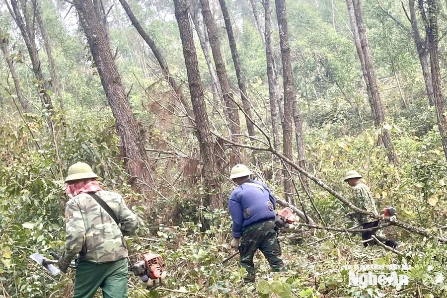 Lên rừng tuyên truyền phòng cháy trong mùa nắng nóng