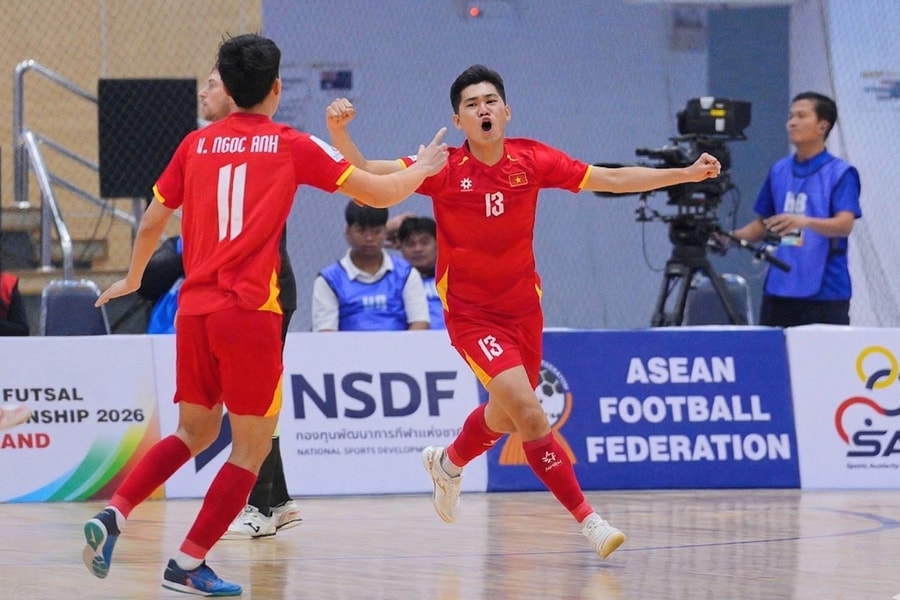 Tuyển futsal Việt Nam đè bẹp Australia 4-0 để giành huy chương Đồng Đông Nam Á 2026