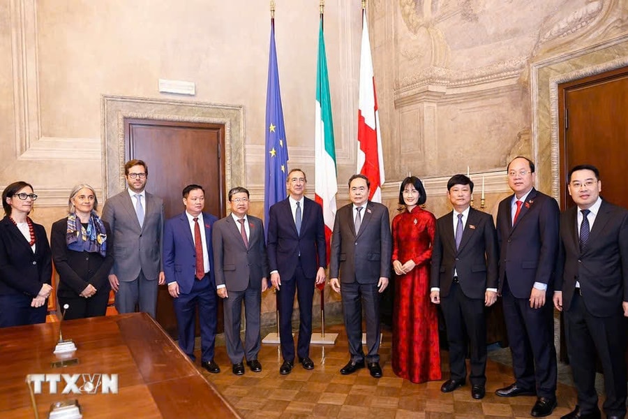 Chủ tịch Quốc hội Trần Thanh Mẫn gặp Thị trưởng thành phố Milan Giuseppe Sala
