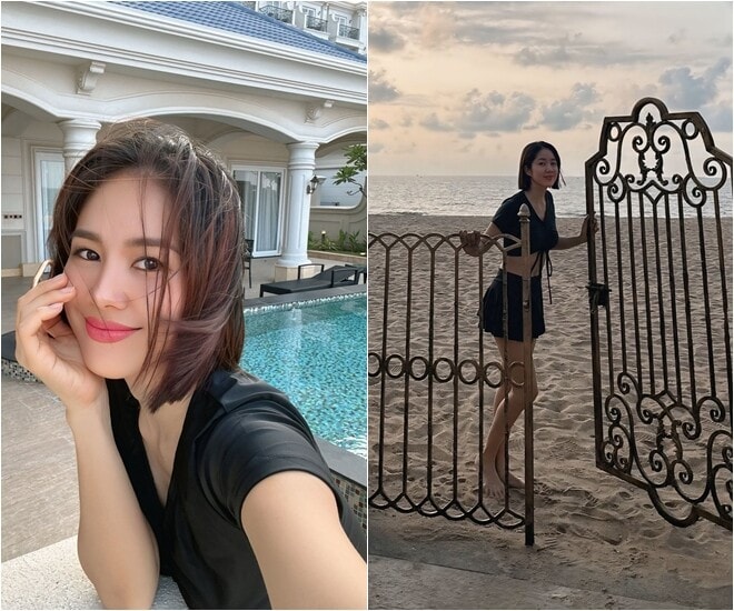 Diễn viên Lê Phương khoe sắc vóc tuổi 40 đối lập hình tượng trong Bóng Ma Hạnh Phúc