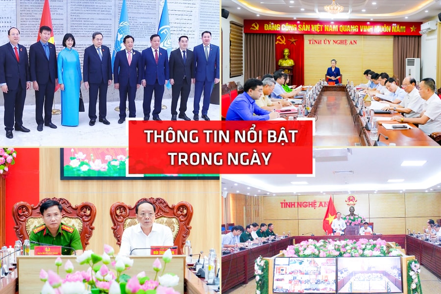 Nghệ An: Thông tin nổi bật ngày 14/4