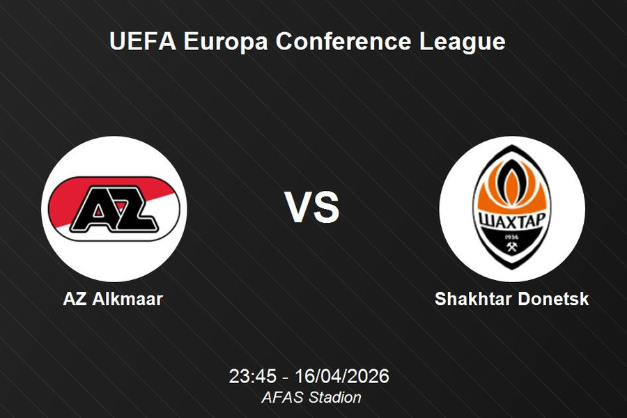 Nhận định AZ Alkmaar vs Shakhtar Donetsk - UEFA Europa Conference League lúc 23h45 ngày 16/4