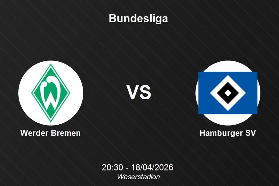 Nhận định Werder Bremen vs Hamburger SV - Bundesliga 20h30 ngày 18/4