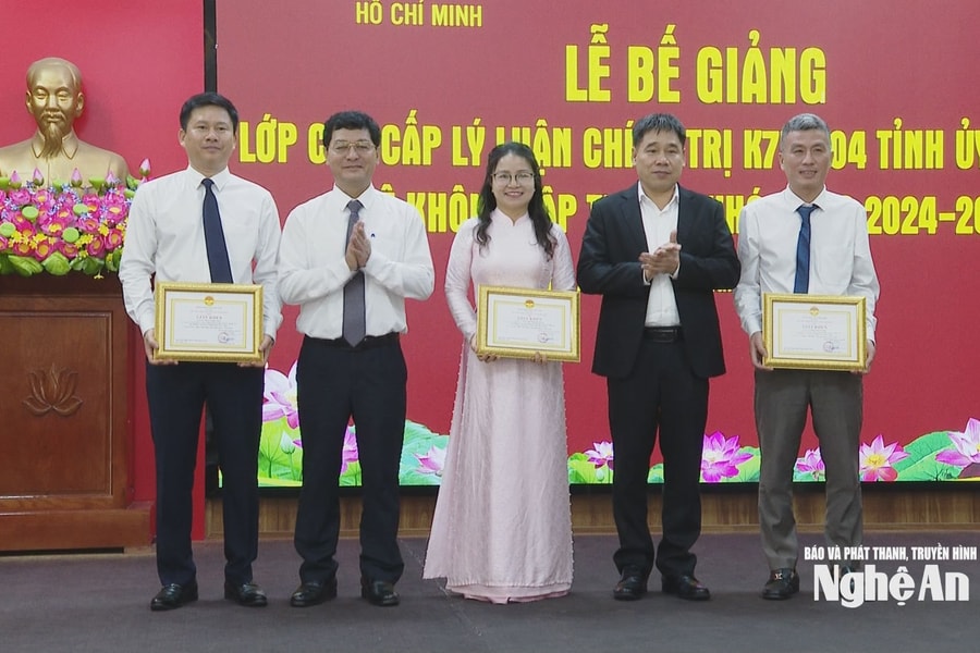 Bế giảng Lớp Cao cấp lý luận chính trị K75.B04 hệ không tập trung, khóa học 2024-2026
