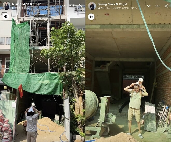Diễn viên Quang Minh hé lộ tổ ấm 4 tầng hiện đại xây dựng cùng vợ kém 37 tuổi
