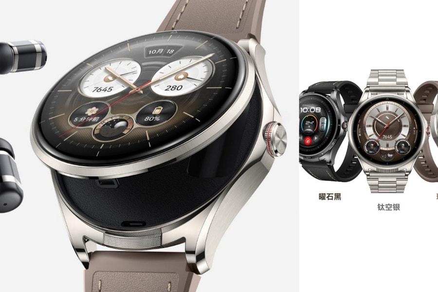 Huawei Watch Buds 2 ra mắt: Đồng hồ tích hợp tai nghe với khung titan và màn hình 3.000 nits