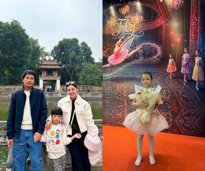 Con gái Quang Tuấn và Linh Phi gây ấn tượng với khả năng múa ba lê ở tuổi lên 6