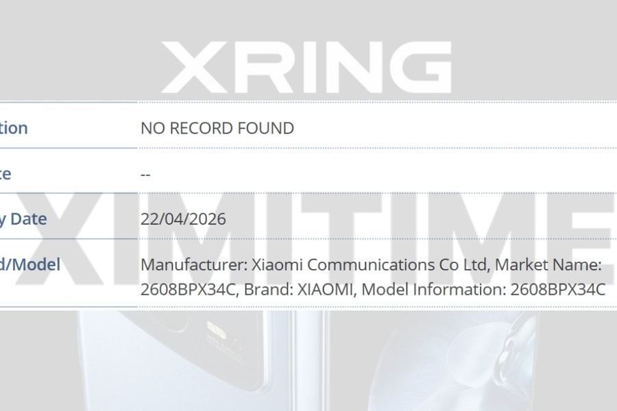 Xiaomi MIX Fold 5 lộ diện với chip tự phát triển XRING O3 thay thế Snapdragon