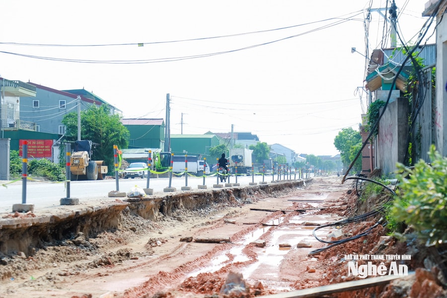 Thi công ì ạch Dự án cải tạo, nâng cấp Quốc lộ 46, ảnh hưởng cuộc sống người dân