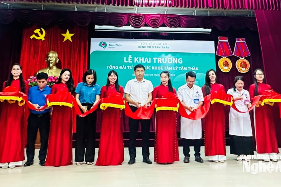 Khai trương Tổng đài tư vấn sức khỏe tâm lý tâm thần