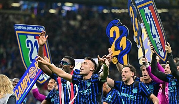Inter Milan hạ Parma 2-0, chính thức giành chức vô địch Serie A lần thứ 21