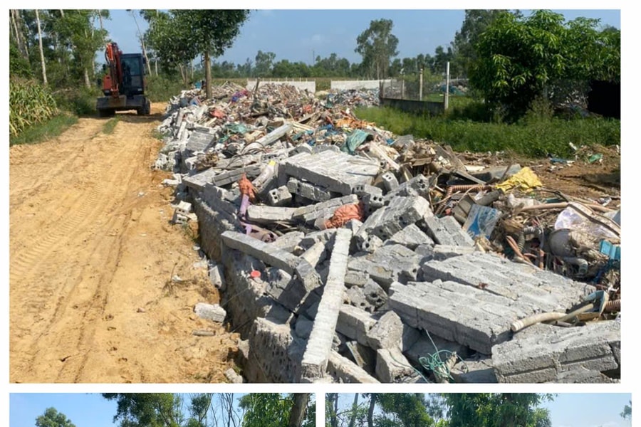 Sẽ xử lý bãi phế liệu gây ô nhiễm ở vùng giáp ranh phường Vinh Phú - Vinh Lộc