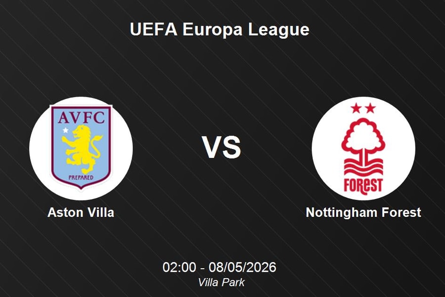 Nhận định Aston Villa vs Nottingham Forest - UEFA Europa League: Villa Park mở hội?