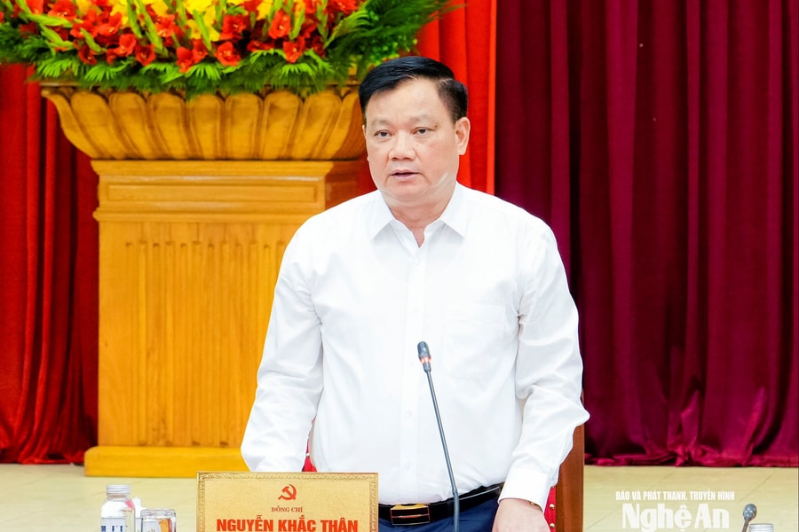 Ban Thường vụ Tỉnh ủy Nghệ An họp bàn một số nội dung theo thẩm quyền