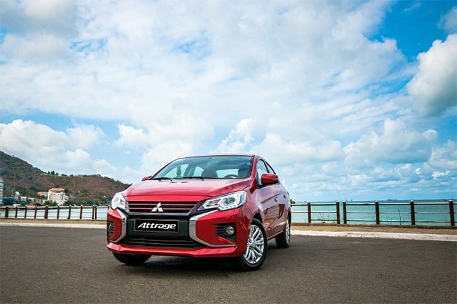 Giá xe Mitsubishi Attrage tháng 5/2026: Tặng phiếu nhiên liệu và phụ kiện cao cấp