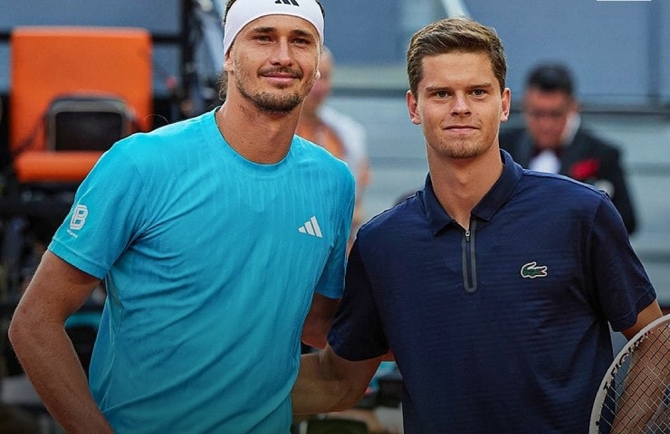 Vòng 3 Rome Open 2026: Zverev tái đấu hiện tượng Blockx và thử thách cho truyền nhân Nadal