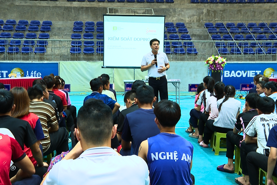 Nghệ An tập huấn giáo dục phòng, chống doping trước Đại hội Thể dục thể thao toàn quốc