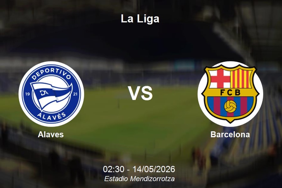 Nhận định Alaves vs Barcelona: Thử thách cho nỗ lực trụ hạng - La Liga