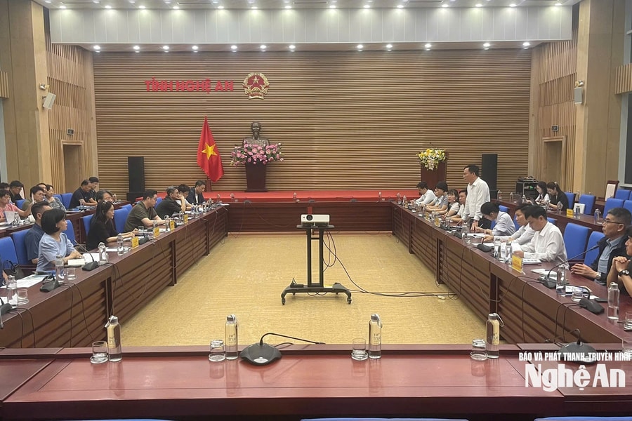 Doanh nghiệp Hàn Quốc tìm hiểu môi trường đầu tư tại Nghệ An