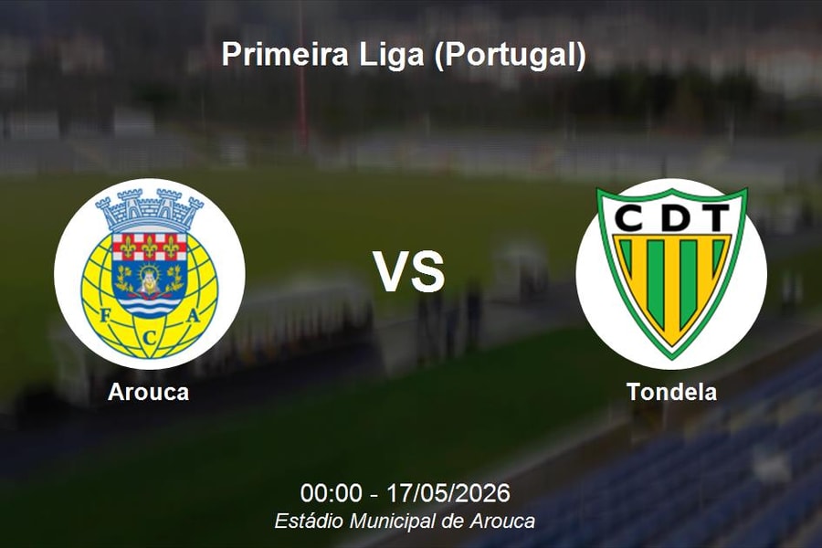 Nhận định Arouca vs Tondela - Primeira Liga lúc 00h00 ngày 17/05/2026