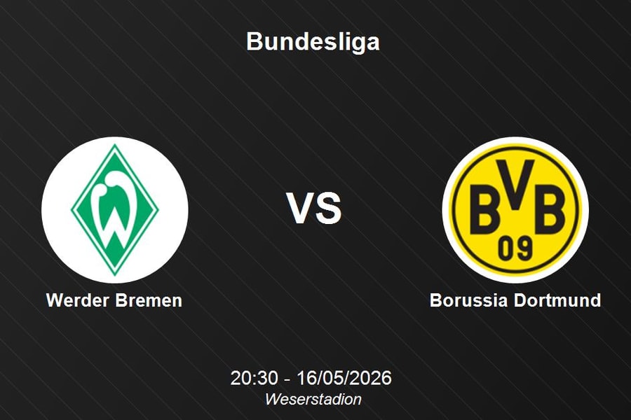 Nhận định Werder Bremen vs Borussia Dortmund - Bundesliga
