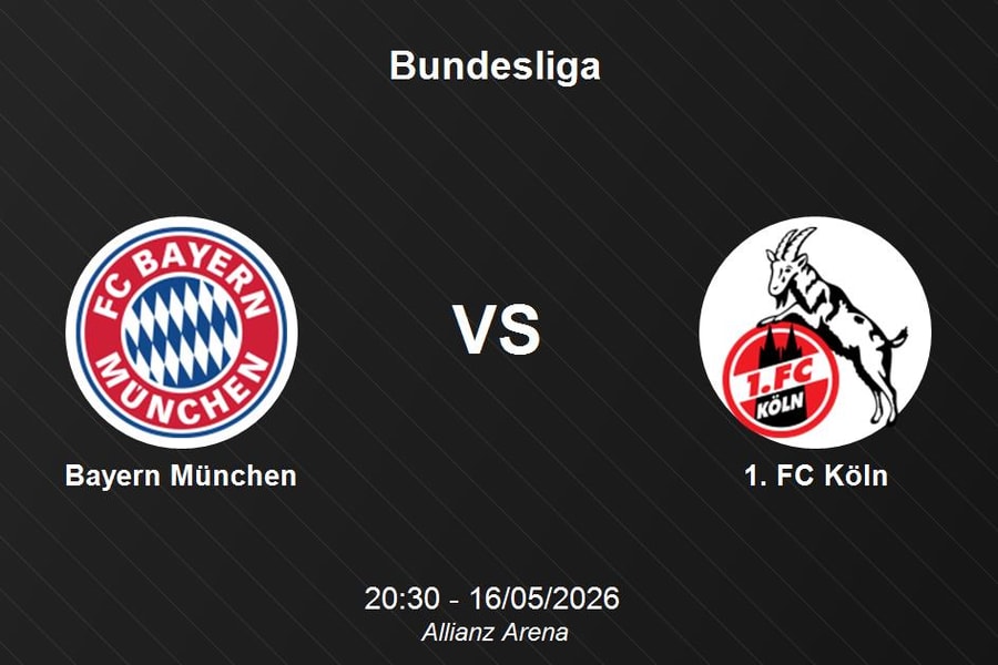 Nhận định Bayern München vs 1. FC Köln - Bundesliga: Khẳng định sức mạnh tại Allianz Arena