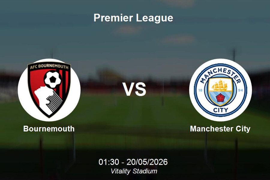 Nhận định Bournemouth vs Manchester City - Premier League: Thử thách tại Vitality Stadium