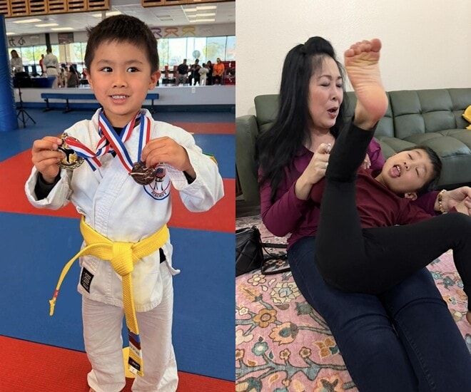 Cháu ngoại NSND Hồng Vân giành Huy chương Vàng Karate tại Mỹ