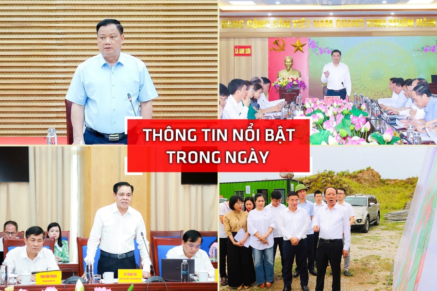 Nghệ An: Thông tin nổi bật ngày 20/5