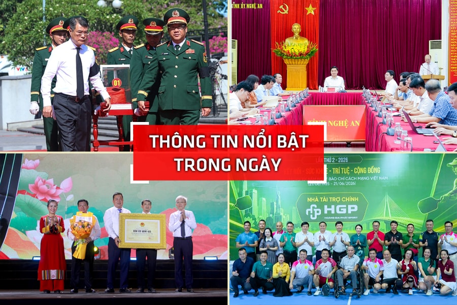 Nghệ An: Thông tin nổi bật ngày 23/5