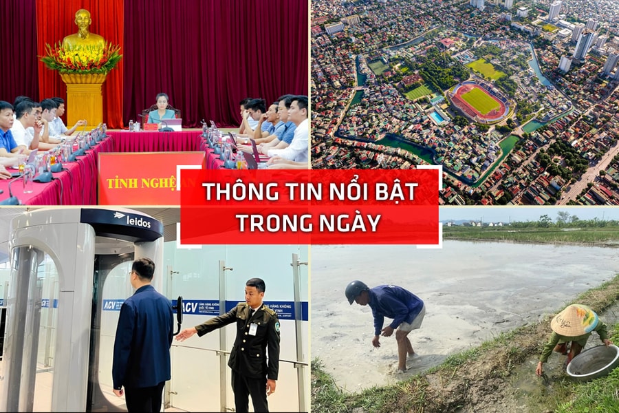Nghệ An: Thông tin nổi bật ngày 24/5