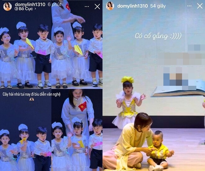 Ái nữ nhà Hoa hậu Đỗ Mỹ Linh gây ấn tượng với màn biểu diễn văn nghệ và đối đáp lém lỉnh
