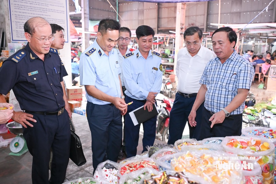 Ban Chỉ đạo 389 tỉnh làm việc với các xã khu vực Hoàng Mai, Quỳnh Lưu