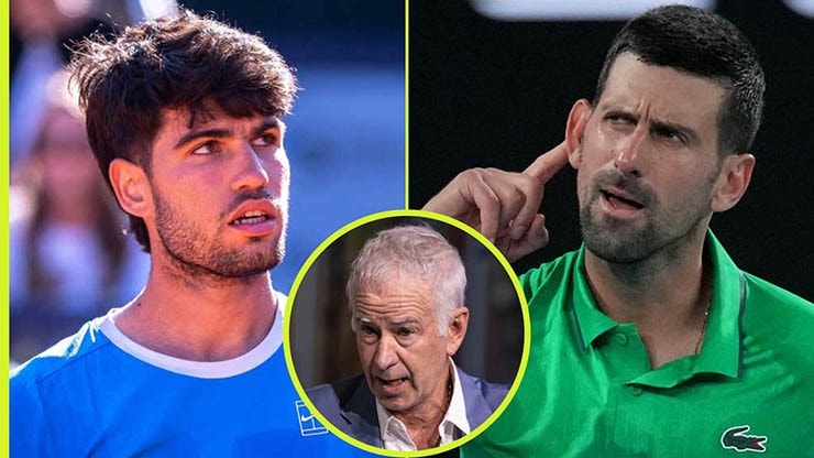 Huyền thoại John McEnroe đề xuất thay đổi luật Grand Slam để bảo vệ Alcaraz và Djokovic