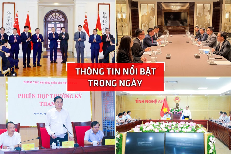 Nghệ An: Thông tin nổi bật ngày 29/5