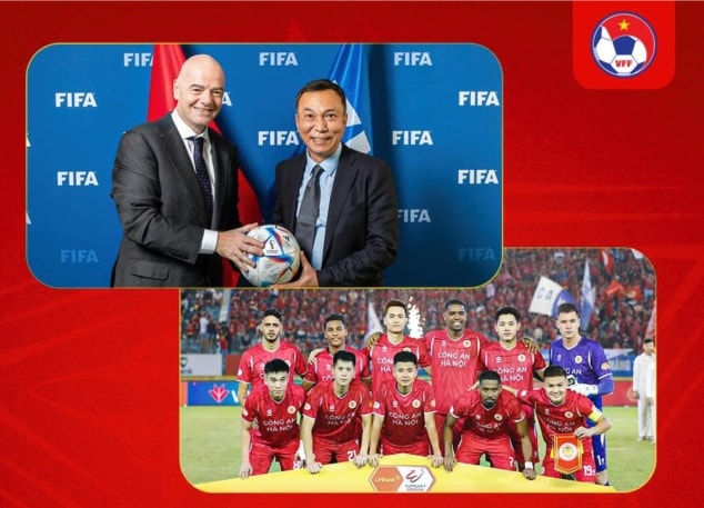 Chủ tịch FIFA Gianni Infantino gửi thư chúc mừng CAHN vô địch V-League 2025/26