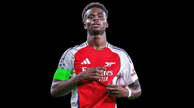 Bukayo Saka và sứ mệnh lịch sử tại chung kết Champions League: Đầu tàu của Arsenal