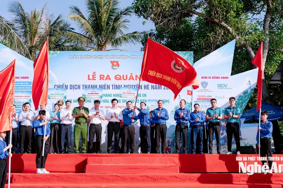 Tỉnh đoàn Nghệ An phát động Chiến dịch Thanh niên tình nguyện Hè 2026