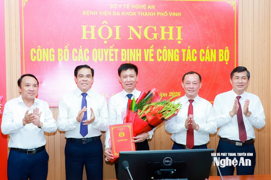 Bệnh viện Đa khoa thành phố Vinh có tân Giám đốc