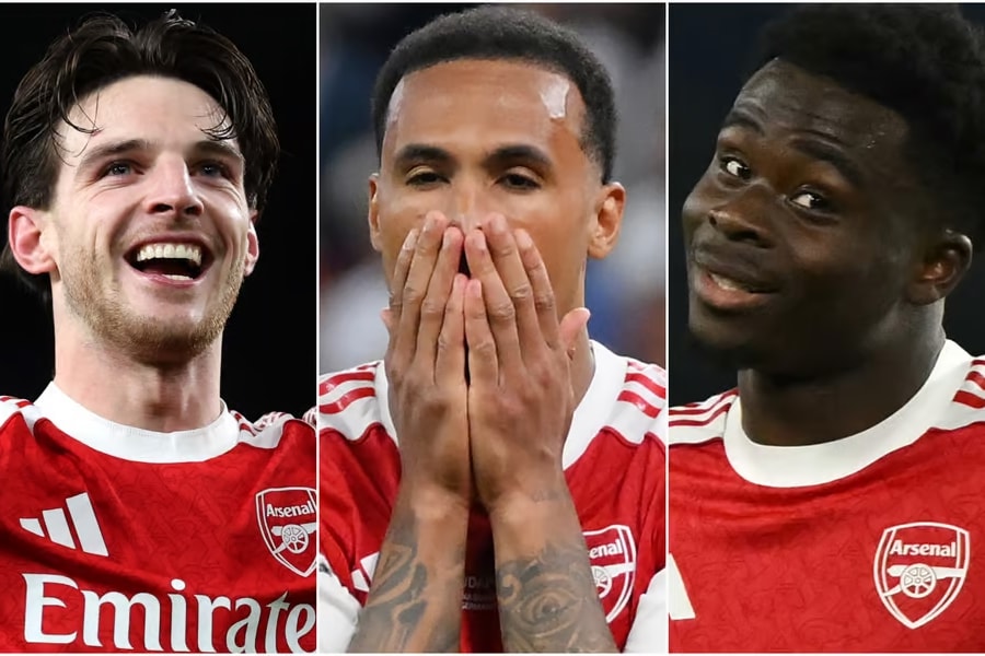 Xếp hạng dàn sao Arsenal vô địch Ngoại hạng Anh: Declan Rice đỉnh cao, Kepa thảm họa