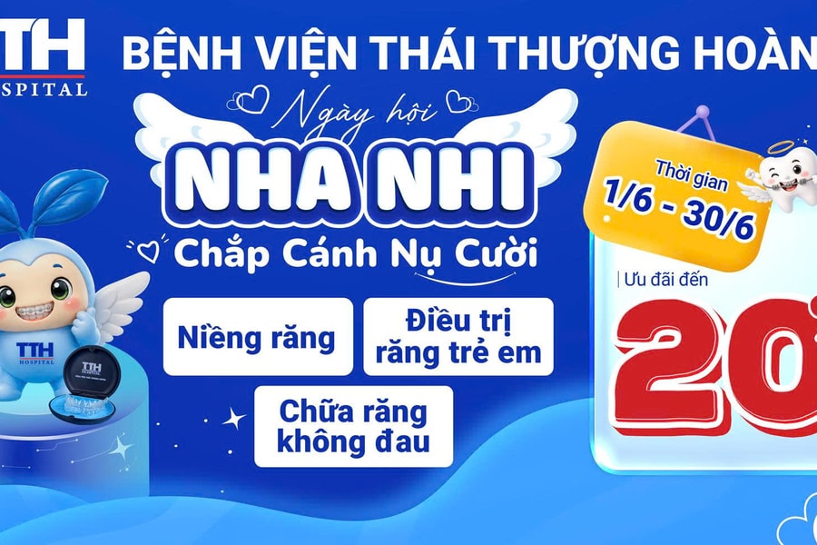 Bệnh viện Thái Thượng Hoàng: Tưng bừng ưu đãi niềng răng và điều trị răng trẻ em tại "Ngày hội nha nhi"