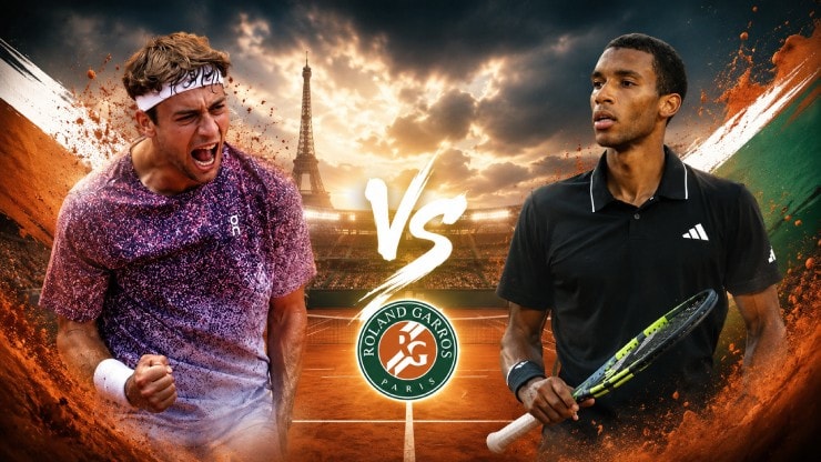 Roland Garros 2026: Đại chiến nước Ý và cơ hội lịch sử của Flavio Cobolli tại tứ kết